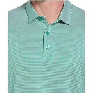Callaway Golf Polo Shirt Mens Size XL Green White Stripe Dry Performance NWT